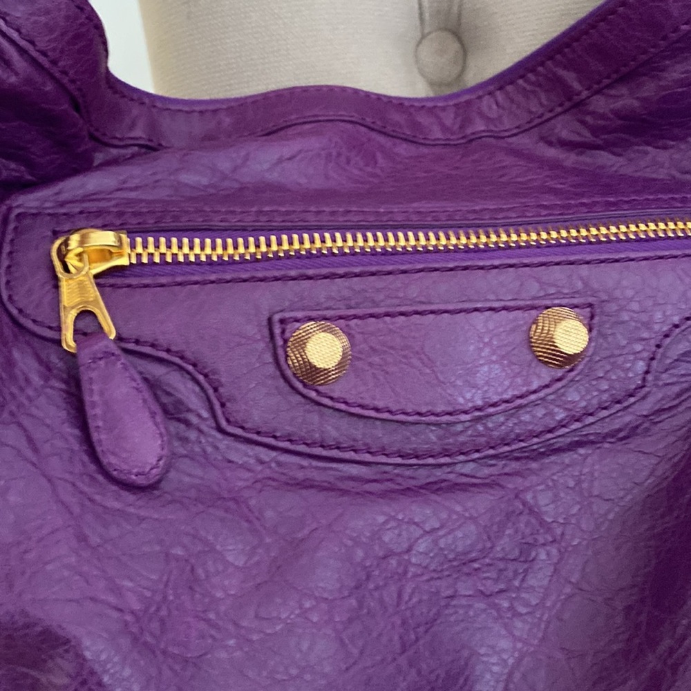 Balenciaga Violet Lambskin Giant 12 Shoulder Bag - Picture 4 of 13